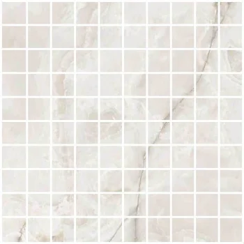 Мозаика ONYX&MORE WHITE ONYX SATIN MOSAICO 3X3 (767662)