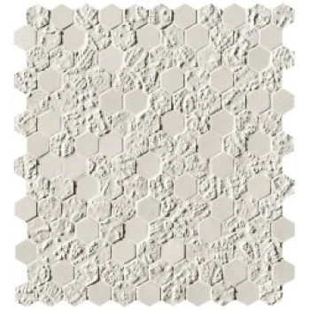 Мозаика White Print Esagono Mosaico 29.5x32.5 Bloom Fap