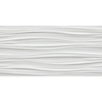 Настенная плитка 3D RIBBON WHITE MATT (8SBW)