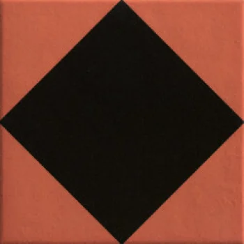 Плитка 20.5x20.5 Rhombus Black Mattonelle Margherita