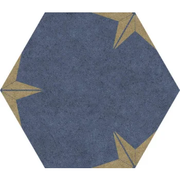 Плитка 22x25 Stella Gold-Stella Hex 25