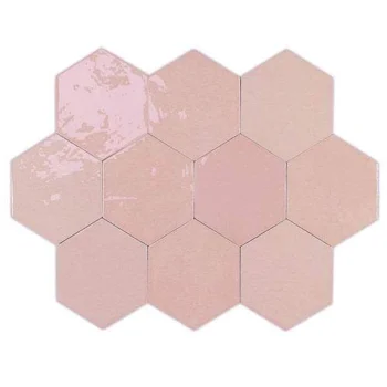 Плитка Pink 10.8x12.4 Zellige Hexa Wow
